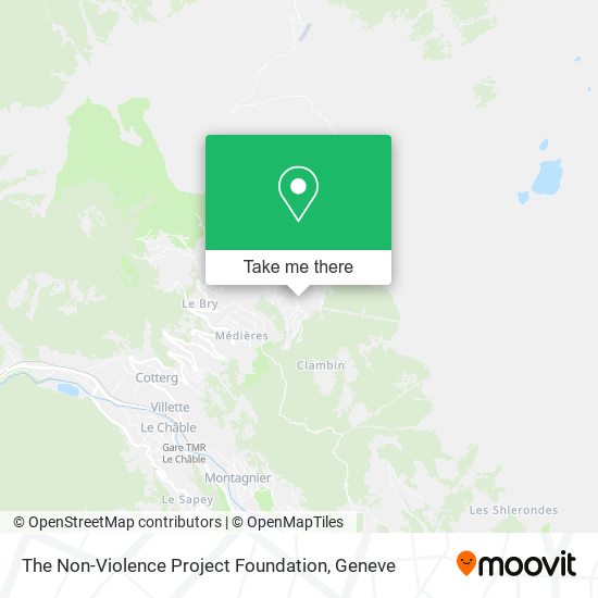 The Non-Violence Project Foundation map