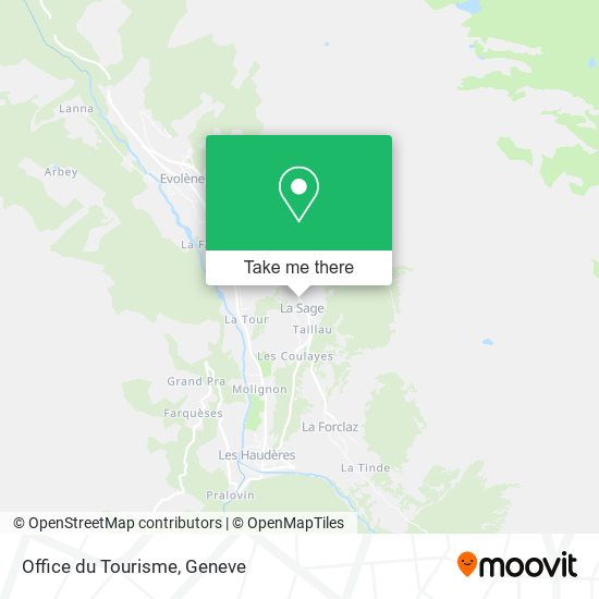 Office du Tourisme map