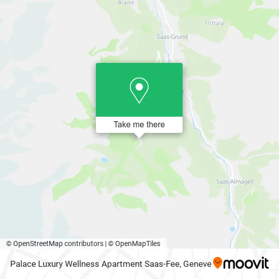 Palace Luxury Wellness Apartment Saas-Fee map