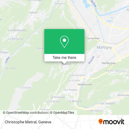 Christophe Metral map