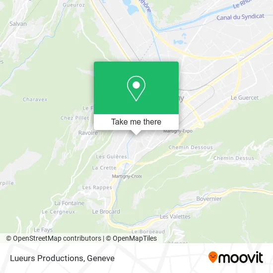 Lueurs Productions map