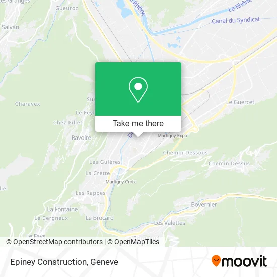 Epiney Construction map