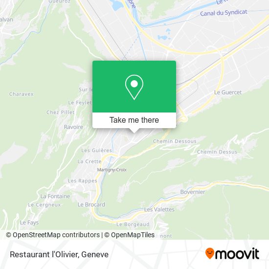 Restaurant l'Olivier map