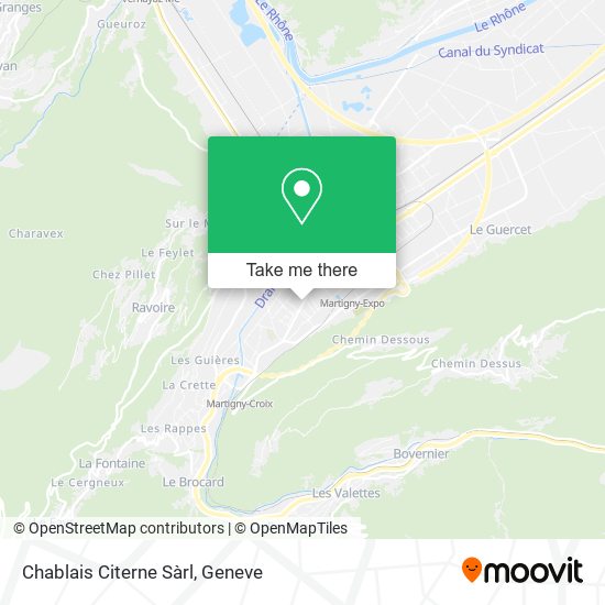 Chablais Citerne Sàrl map