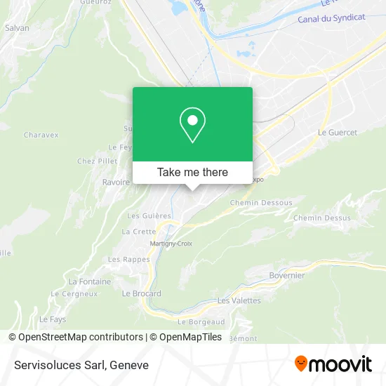 Servisoluces Sarl map
