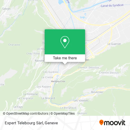 Expert Telebourg Sàrl map