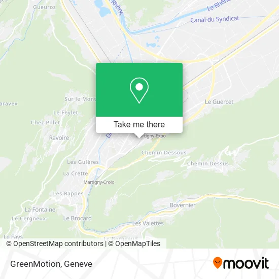 GreenMotion map