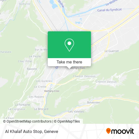 Al Khalaf Auto Stop map