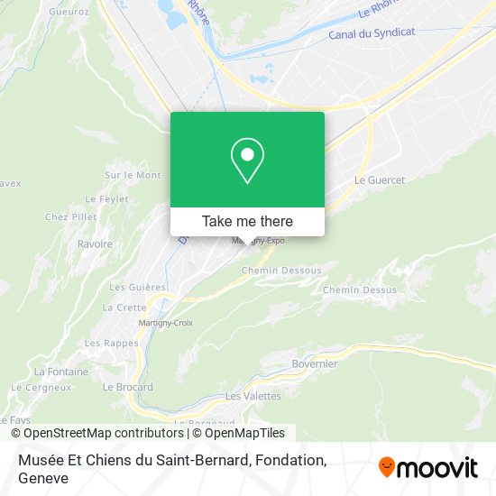 Musée Et Chiens du Saint-Bernard, Fondation map