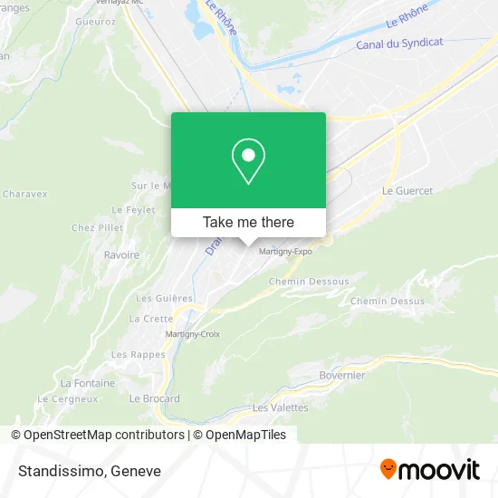 Standissimo map