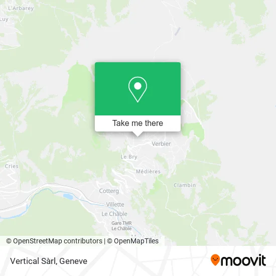 Vertical Sàrl map