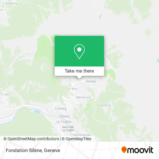 Fondation Silène map