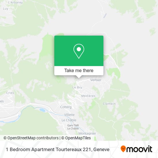 1 Bedroom Apartment Tourtereaux 221 map