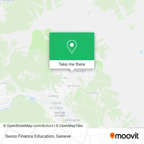 Swiss Finance Education map
