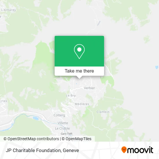 JP Charitable Foundation map