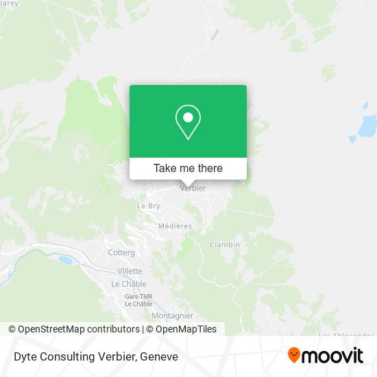 Dyte Consulting Verbier map