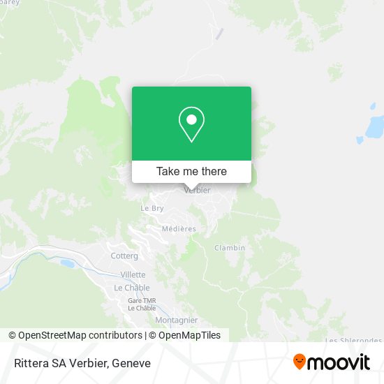 Rittera SA Verbier map