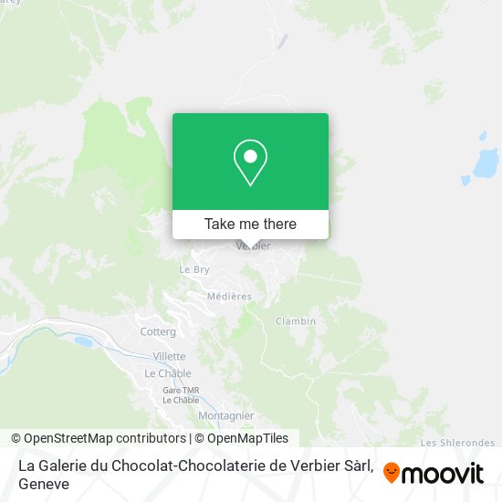 La Galerie du Chocolat-Chocolaterie de Verbier Sàrl plan