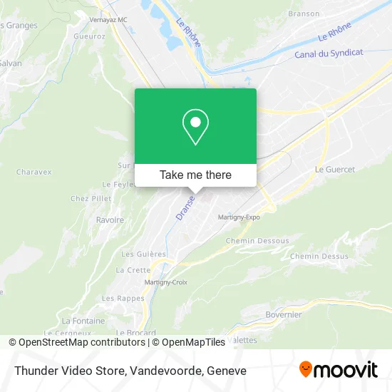 Thunder Video Store, Vandevoorde map