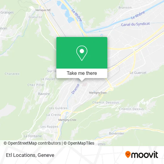 Etl Locations map
