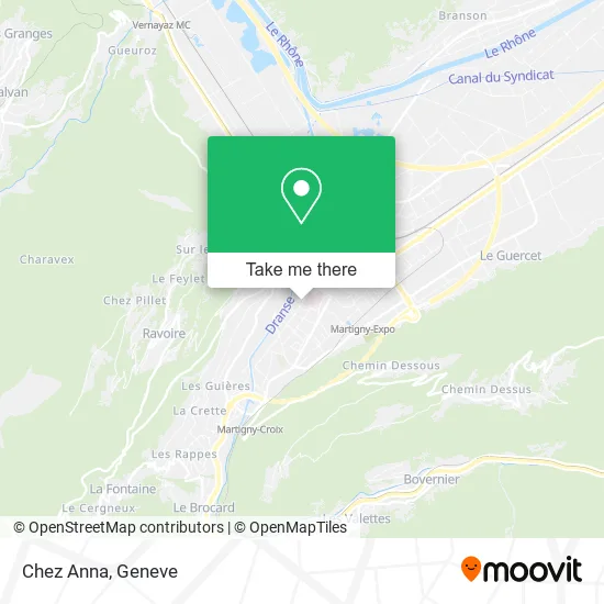 Chez Anna map