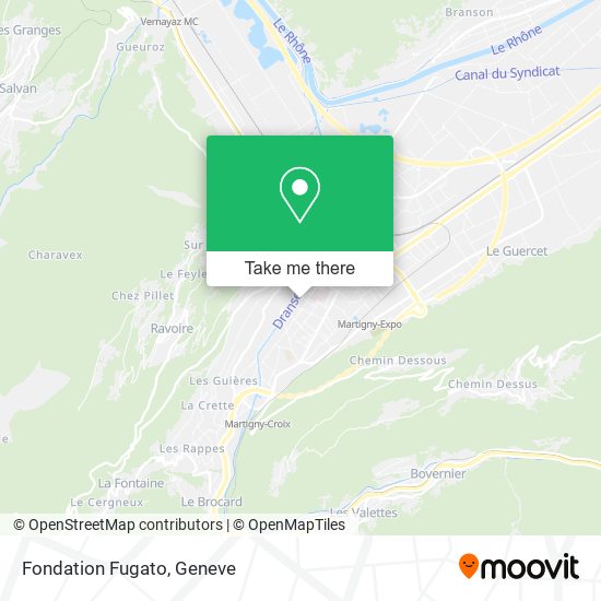 Fondation Fugato map