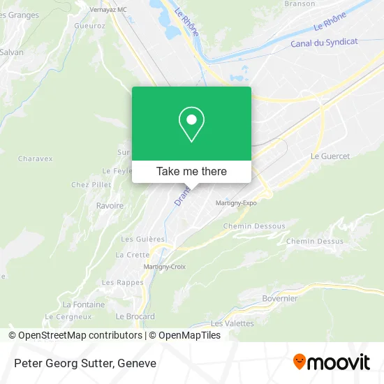 Peter Georg Sutter map
