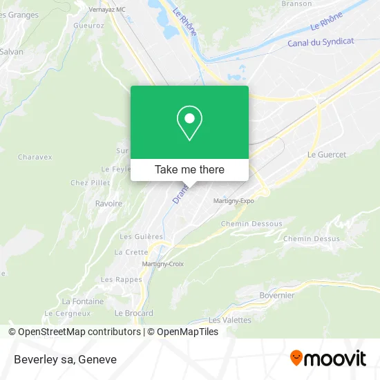 Beverley sa map