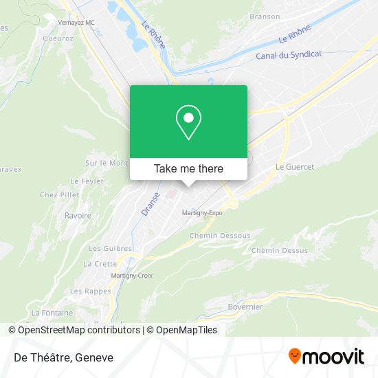 De Théâtre map