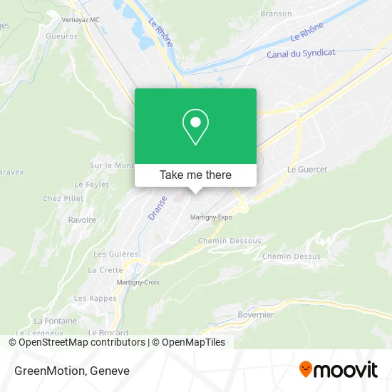 GreenMotion map