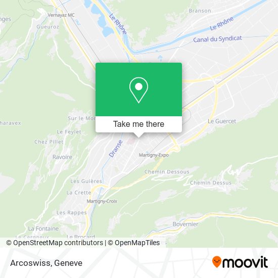 Arcoswiss map