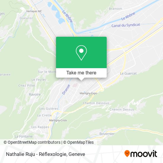 Nathalie Ruju - Réflexologie map
