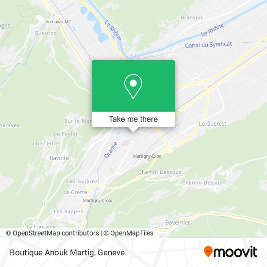 Boutique Anouk Martig map