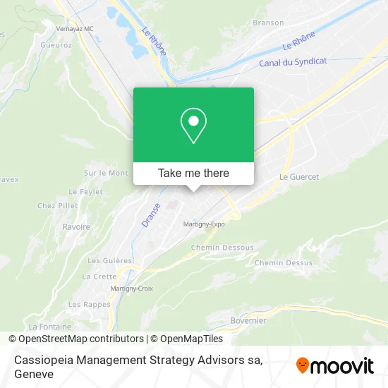 Cassiopeia Management Strategy Advisors sa map