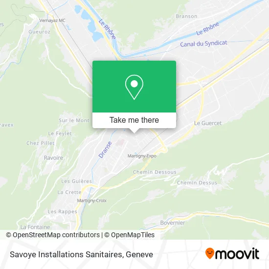 Savoye Installations Sanitaires map
