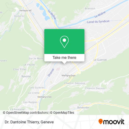 Dr. Dantoine Thierry map