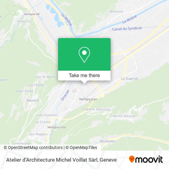 Atelier d'Architecture Michel Voillat Sàrl map