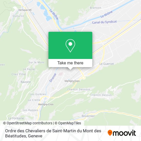Ordre des Chevaliers de Saint-Martin du Mont des Béatitudes map
