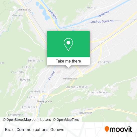 Brazil Communications map