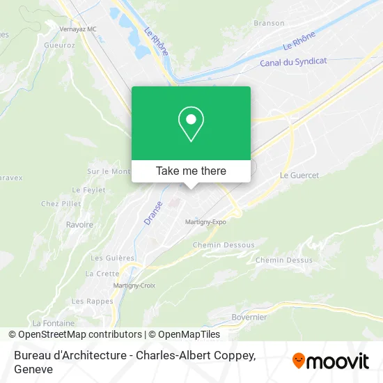 Bureau d'Architecture - Charles-Albert Coppey map