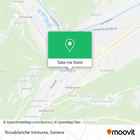 Rosablanche Ventures map