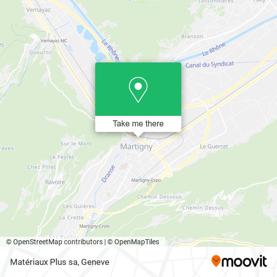 Matériaux Plus sa map