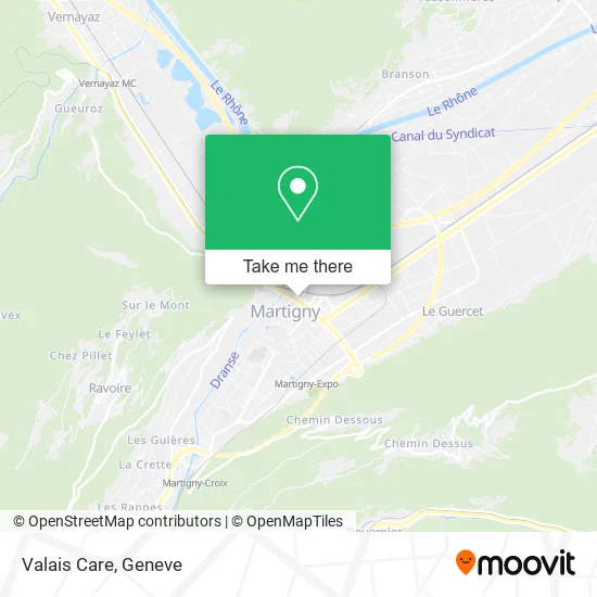 Valais Care map