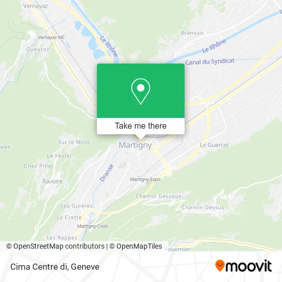 Cima Centre di map
