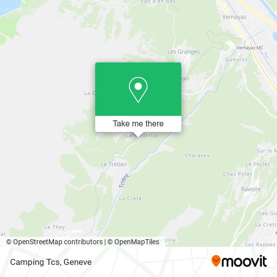 Camping Tcs map