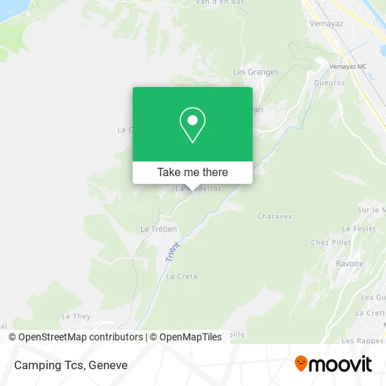 Camping Tcs map