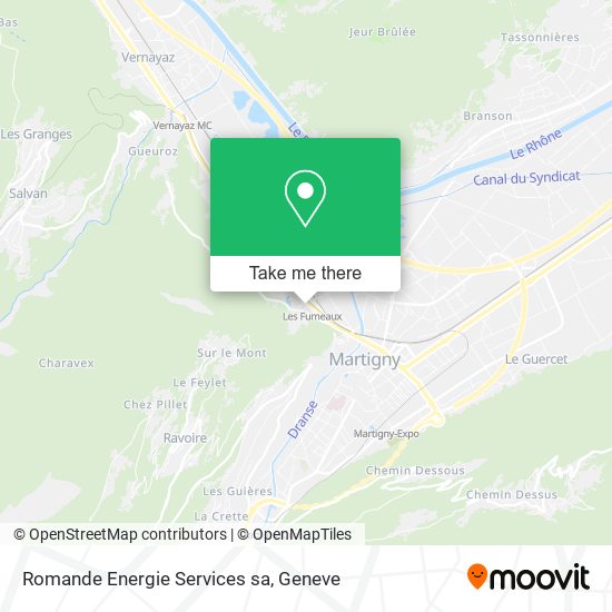 Romande Energie Services sa map