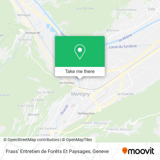 Frass' Entretien de Forêts Et Paysages map