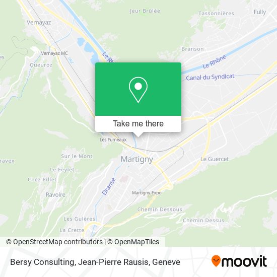 Bersy Consulting, Jean-Pierre Rausis map