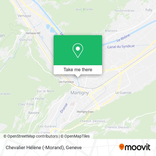 Chevalier Hélène (-Morand) map